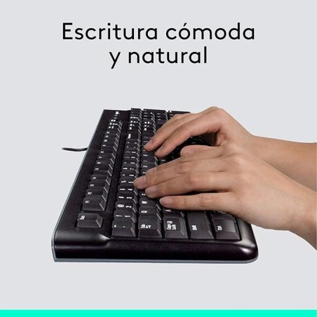 Teclado español + raton logitech mk120 usb negro - 920-002550