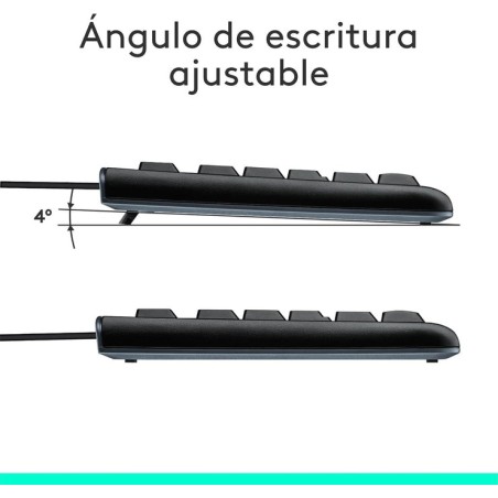 Teclado español + raton logitech mk120 usb negro - 920-002550