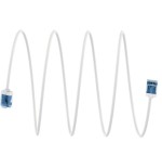 Goobay cable patch ultraflexible cat.6a delgado, u/utp blanco, 10 metros, clavijas extracortas 74301