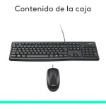 Teclado español + raton logitech mk120 usb negro - 920-002550