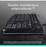 Teclado español + raton logitech mk120 usb negro - 920-002550