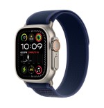 Apple watch ultra 2, smartwatch gris, 49 mm, trail loop azul s/m, caja de titanio, celular mx4j3fd/a
