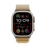 Apple watch ultra 2, smartwatch gris, 49 mm, alpine loop almond, caja de titanio, celular mx4h3fd/a
