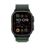 Apple watch ultra 2, smartwatch negro, 49 mm, alpine loop verde oscuro, caja de titanio, celular mx4r3fd/a