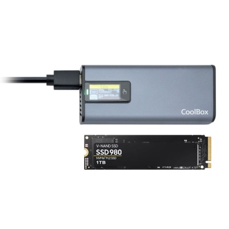 Coolbox caja externa ssd coo mcm m2f m.2 nvme y sata usb3.2 gen2