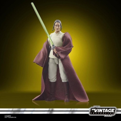 Figura hasbro star wars the acolyte the vintage collection jedi master indara