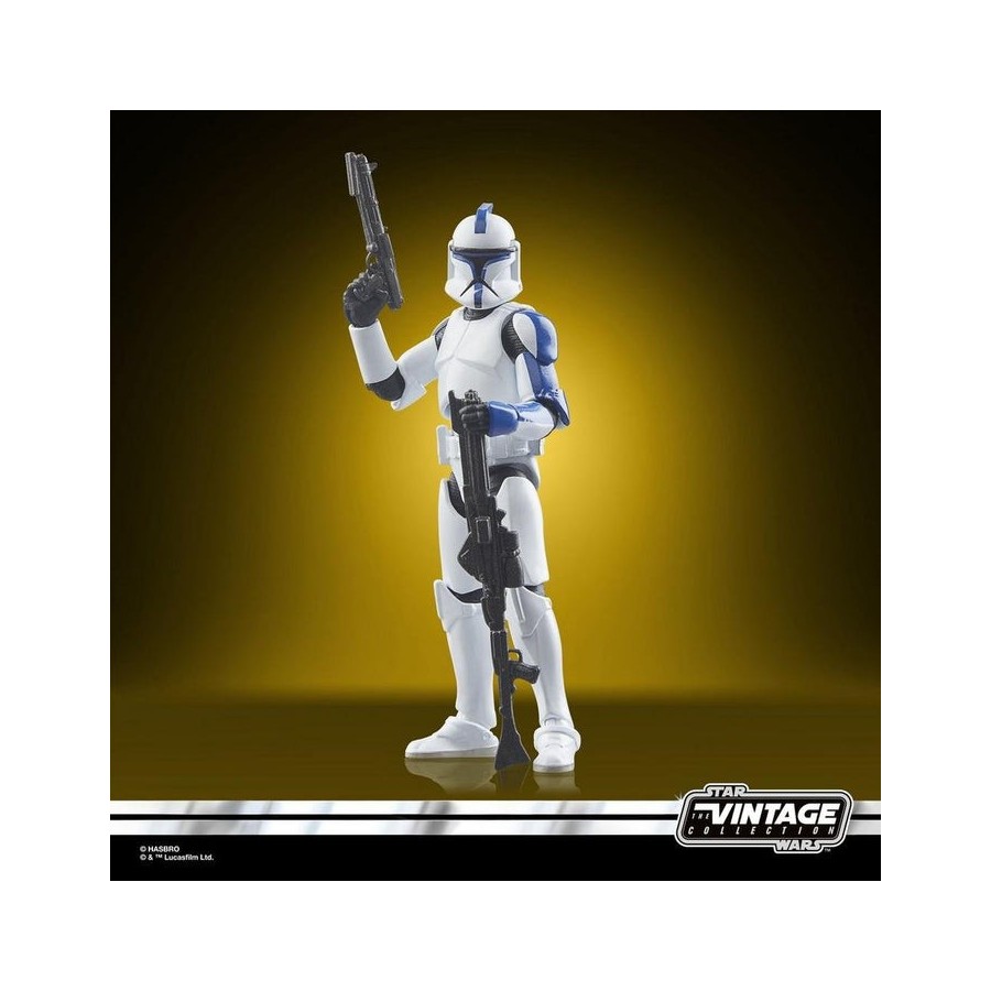 Figura hasbro star wars ahsoka clone trooper lieutenament