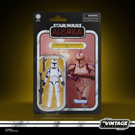 Figura hasbro star wars ahsoka clone trooper lieutenament