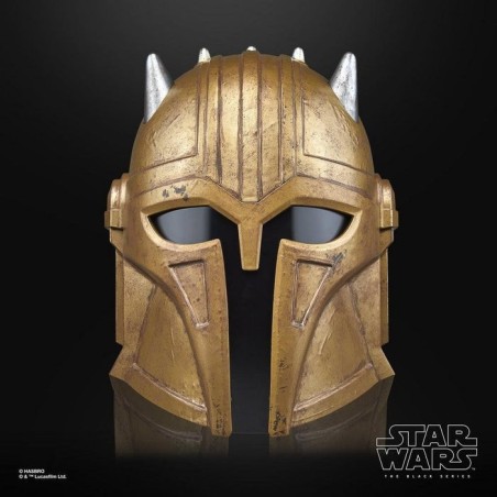 Casco electrónico hasbro star wars the mandalorian the black series the armorer