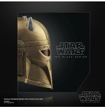 Casco electrónico hasbro star wars the mandalorian the black series the armorer