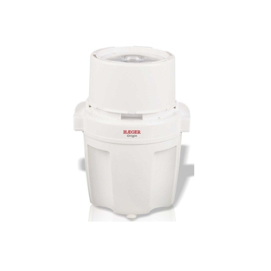 Picadora haeger origin 500w cuchilla acero inox. capacidad 200g espátula pies antideslizantes