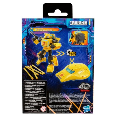 Figura hasbro transformers legacy united deluxe origin bumblebee