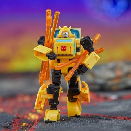 Figura hasbro transformers legacy united deluxe origin bumblebee