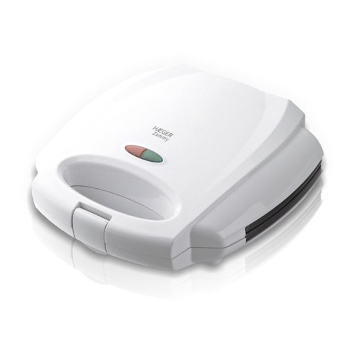 Sandwichera haeger zammy 750w placas antiadherentes tapa con bloqueo apagado automático protección sobrecalentamiento