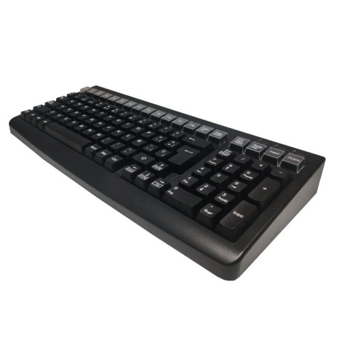Teclado pos reducido 395mm. negro, usb