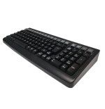 Teclado pos reducido 395mm. negro, usb