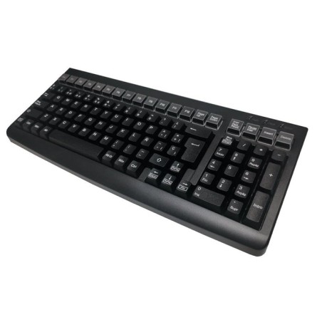 Teclado pos reducido 395mm. negro, usb