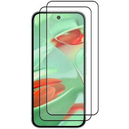 Pack x2 protector de cristal templado google pixel 9 / pixel 9 pro 6.3 full screen 3d