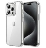 Funda antigolpes premium para iphone 16 pro 6.3 acrílico anti-amarillo transparente