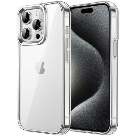 Funda antigolpes premium para iphone 16 pro max 6.9 acrílico anti-amarillo transparente