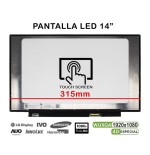 Pantalla led táctil de 14" para portátil n140hcn ea1 rev.c1 01yn151 fhd 40pines 315mm