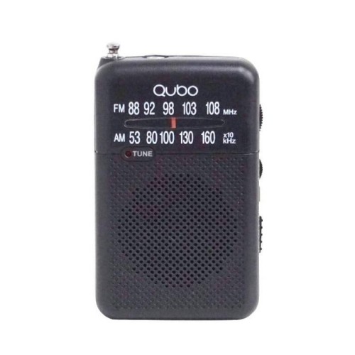 Radio portátil mini qubo rs-1 negro