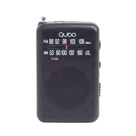 Radio portátil mini qubo rs-1 negro
