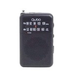 Radio portátil mini qubo rs-1 negro