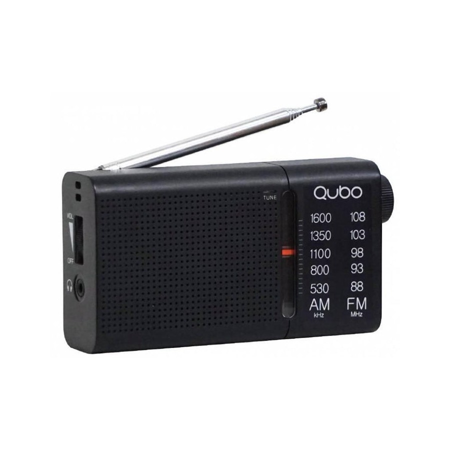 Radio qubo r-s2 negro