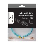 Gembird multimode duplex om4 50 125 fibra óptica cable lc lc 1m