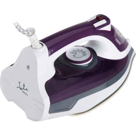 Plancha de vapor jata pl221c 2400w golpe vapor 160g vapor vertical deposito agua 350ml suela ceramica antical permanente