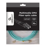 Gembird multimode duplex om4 50 125 fibra óptica cable lc lc 10m