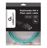 Gembird multimode duplex om4 50 125 fibra óptica cable lc lc 15m