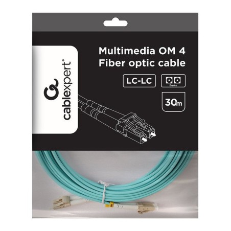 Gembird multimode duplex om4 50 125 fibra óptica cable lc lc 30m