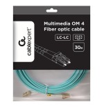 Gembird multimode duplex om4 50 125 fibra óptica cable lc lc 30m