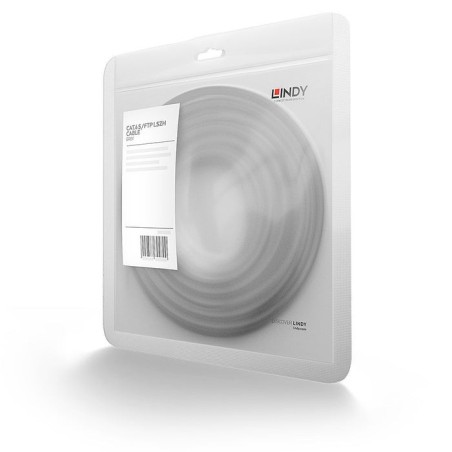 Lindy cable de red cat6 smp s ftp pimf gris 0.30m