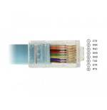 Delock 64185 adaptador de cable de vídeo 2 m rj-45 usb tipo a azul