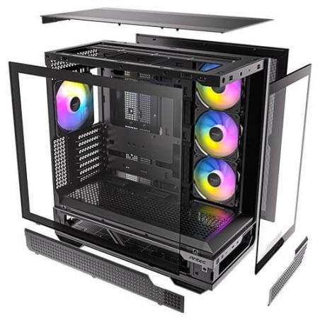 Caja pc geh antec c7 argb full  negro retail
