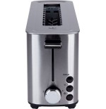 Tostadora jata tt1043 1000w cuerpo acero inox boca ancha 40mm 5 posiciones tostado pulsador parada voluntaria