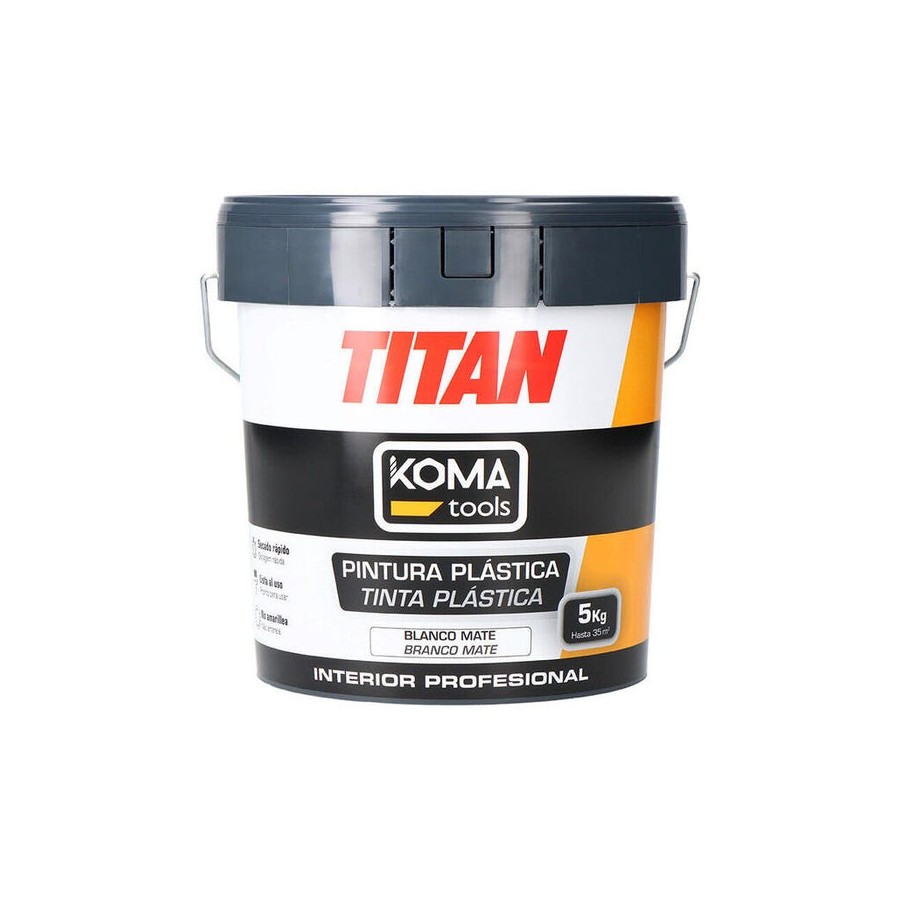 Pintura plástica interior blanca 5 kg