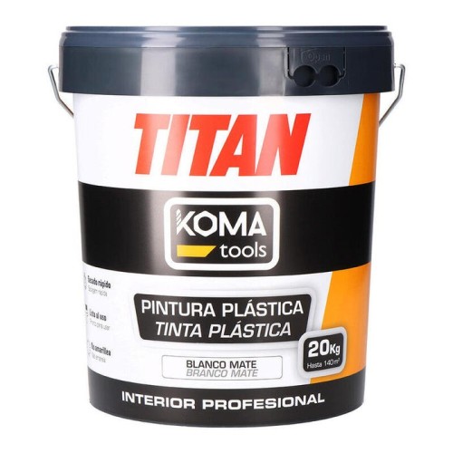 Pintura plástica interior blanca 20 kg