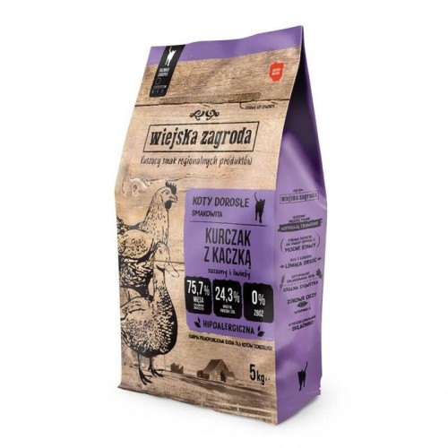 Comida seca para gatos country farm pollo y pato  5 kg