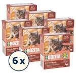 Comida húmeda para gatos bozita esterilizada - juego, piezas en jalea  370g