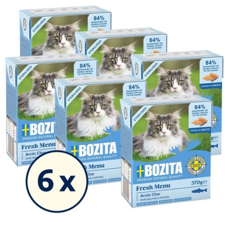Comida húmeda para gatos bozita fresh menu sterilised arctic char  370g