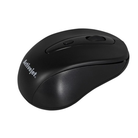 Ratón activejet amy-213  ambidextro rf inalámbrico óptico 1600 dpi