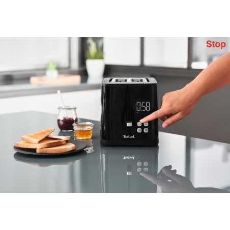 Tostadora tefal tt640810  2 rebanada(s) negro 850 w