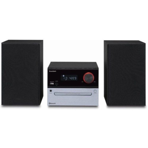 Microcadena con bluetooth sunstech mic200btbk 30w
