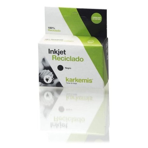Cartucho de tinta reciclado karkemis hp 15 xl alta capacidad negro