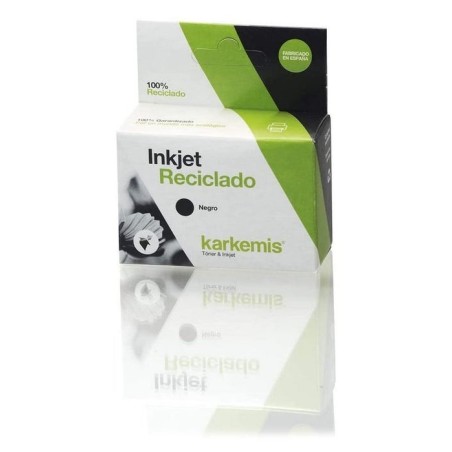 Cartucho de tinta reciclado karkemis hp 15 xl alta capacidad negro
