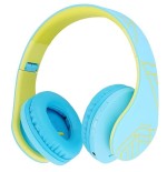 Auriculares  powerlocus p2 kids azul/verde  inalámbricos para niños